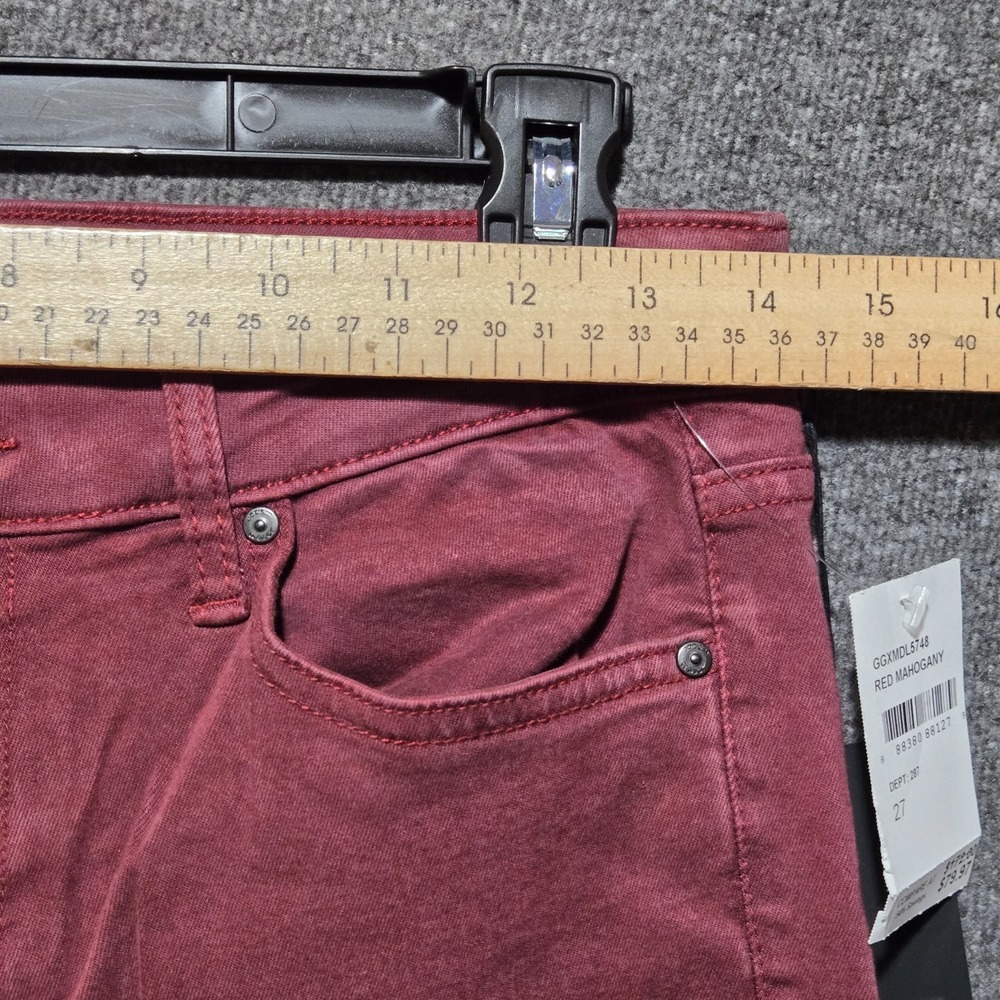 WOMEN'S JOE'S JEANS Size 27 High Rise Skinny Ankle Red Mahogany NWT - Picture 5 of 10